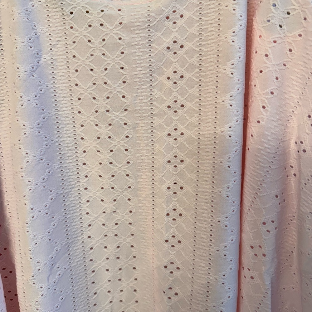 SHEIN Light Pink Eyelet Camisole Top - Picture 2 of 6